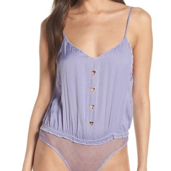 Free People Tops - Intimately FP Place For You Thong Bodysuit Dotted